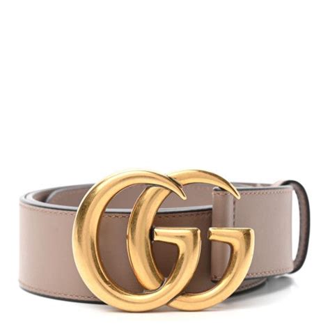 gucci belt dusty rose|GUCCI Calfskin Double G 40mm Belt 80 32 Porcelain Rose .